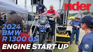 Listen to New 2024 BMW R 1300 GS Boxer Engine Start Up and Rev