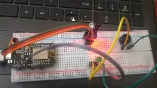Object detection in IOT          Using IR sensor ,nodeMCU,and Arduino 1.8.9