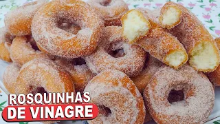 A TRADICIONAL RECEITA DA VOVÓ❗😍 ROSQUINHA DE VINAGRE SUPER FÁCIL, SEQUINHA E DELICIOSA!