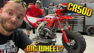 2021 HONDA CR500 - BIG WHEEL Dirt Bike Build Part 1