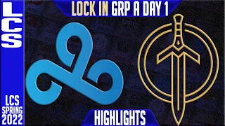C9 vs GG Highlights | LCS Lock In Group A Day 1 | Cloud9 vs Golden Guardians