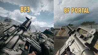 Battlefield 3 vs Battlefield Portal (BF3) Weapon Comparison