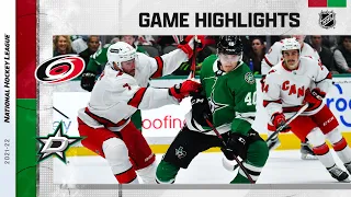 Hurricanes @ Stars 11/30/21 | NHL Highlights