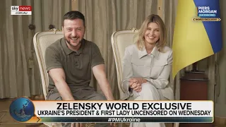 First Lady of Ukraine Olena Zelenska recounts humorous story about her president husband