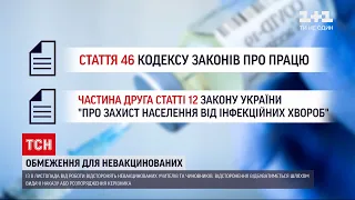 Правительство назвало дату отстранения от работы невакцинированных | Новости Украины