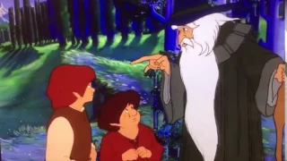 Gandalf and Sam Share a Moment