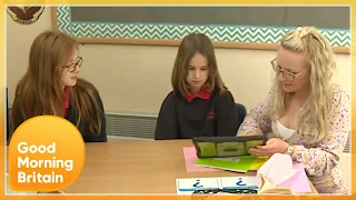 Ukrainian Refugee Children Get Their First Experience Of British School Life | GMB