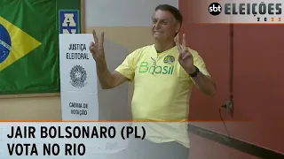 “Expectativa de vitória”, afirma Bolsonaro (PL) após votar no Rio | Eleições 2022