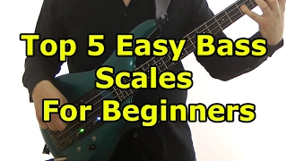 Top 5 Easy Bass Scales For Beginners