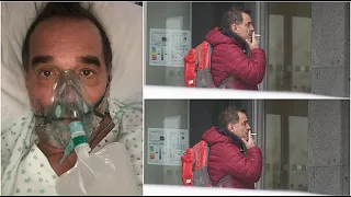 Neočkovaný Etzler bojuje s těžkým covidem-19: Astmatik a kuřák! Poslední cigaretka před JIP