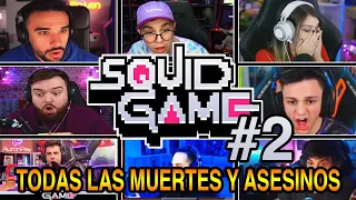 💀 DÍA #2 TODAS LAS MUERTES Y ASESINOS DEL SQUID GAME MINECRAFT |  RECOPILACIÓN DE VIDEOS