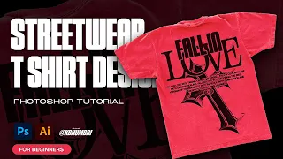 EASY Streetwear Design for BEGINNERS | PHOTOSHOP TUTORIAL 2022 | DISTRESSED EFFECT