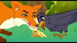 Le Corbeau et le Renard | Fable de La Fontaine |  dessin animé en français avec les P'tits z'Amis