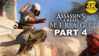 ASSASSIN'S CREED MIRAGE   PART 4  Gameplay Walkthrough - No Commentary  XBOX SERIES X   4K 60FPS