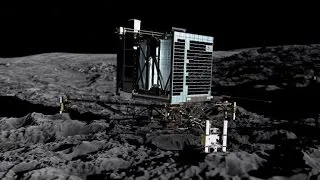 European probe lands on comet