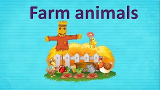 Farm animals. Животные фермы. Видео словарь