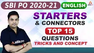 SBI PO 2020-21 | English | Starters & Connectors