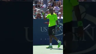 Gael Monfils' EPIC jump smash at the 2014 US Open #shorts 🔥 | Eurosport