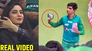 Watch Naseem Shah Taking Phones From Cute Girls and Won Everyone Hearts in PAK VS ENG FINAL Match