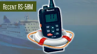 Recent RS-50M портативная морская радиостанция.