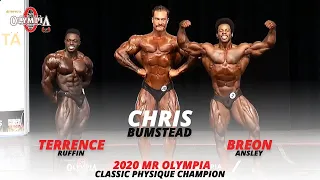 CHRIS BUMSTEAD VS TERRENCE RUFFIN VS BREON ANSLEY  | MR OLYMPIA 2020 CLASSIC PHYSIQUE FINALS