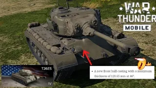 War Thunder Mobile T26E5 Review Frontally Unpennable TANK??