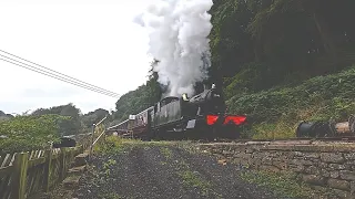 Dean Forest Railway, Small Prairie 2-6-2T No  5541, 16th September 2023.