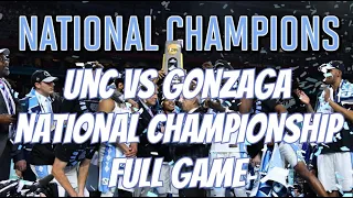 UNC vs Gonzaga - National Championship - Full Game