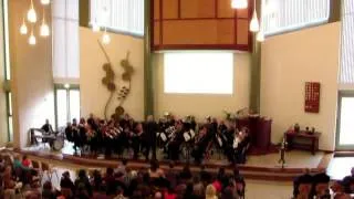 Muzikale medewerking van Concordia in de paasdienst in de Oosterkerk te Elburg