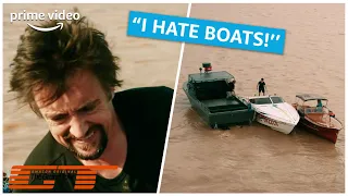 "Ik weet niet hoe je een boot parkeert" | The Grand Tour | Prime Video NL