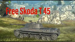 Skoda T 45 for free! | World of Tanks Blitz