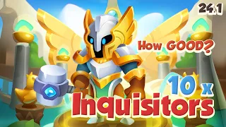 10 x Inquisitor = 48 Billion | How GOOD? PVP Rush Royale