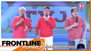 Pagbabalik-telebisyon ng TVJ, Legit Dabarkads, sinalubong ng tawanan, iyakan | Frontline Pilipinas