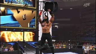 WWE 2K24 - how to hold weapon during victory scene ( Last man standing )