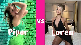 Loren Gray Vs Piper Rockelle TikTok Dances Compilation (July 2022)