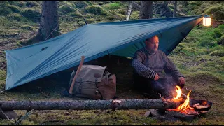 5 DAYS SOLO CAMPING IN RAIN