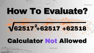 A Nice Radical Problem | Evaluate This Square Root Problem | Chaleging Radical Problem