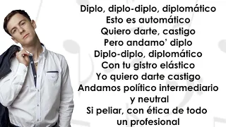 Major Lazer feat Guaynaa - Diplomatico (Letra/Lyrics)