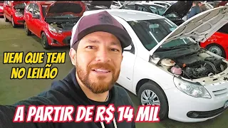 TUDO ABAIXO de R$ 21.000 no LEILÃO | UNO, GOL, SANDERO arrematou leva no DIA !