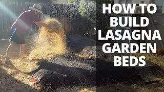 Easily Make Garden Beds Using the Lasagna Method