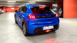 New Peugeot e-208 (2021) - CRAZY ELECTRIC sound when driving!