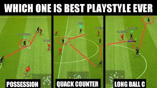 Which is better quick counter | Possession or long ball counter | efootball2023 mobile 👌