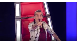 The world best reaction, The Voice - Piero Pelù