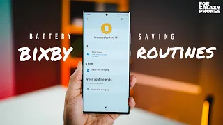 5 Bixby Routines to Auto Save Battery Life on Galaxy Smartphones!