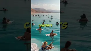 Facts: Why You Can't Sink in the Dead Sea! #physics #science #shorts