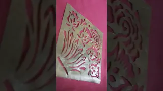 unique design of reusable henna stickers.... #stencil #sticker #henna #mehendi