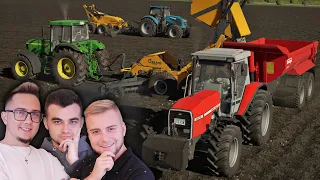 ZBIERANIE KAMIENI na 2x ZESTAWY 😱 SIEWY NA NAJWIĘKSZYM POLU "Od Zera, do Farmera" #162 🔥 FS22MP MST