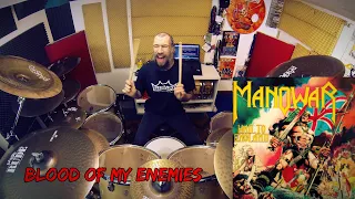 Manowar - Blood Of My Enemies - Scott Columbus Drum Cover by EDO SALA