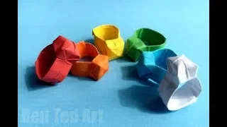 Xếp giấy Origami-Hướng dẫn gấp NHẪN bằng giấy|Oring of paper