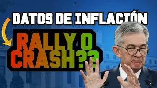 Cifras de INFLACION Rally o Crash en Los Mercados? Minutas de la FED! Temor a Crisis Crediticia!